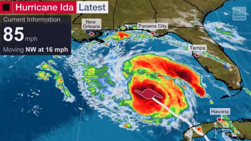 Weather Channel Hurricane IDA