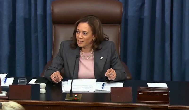 VP harris breaks the tie inflation reduction act